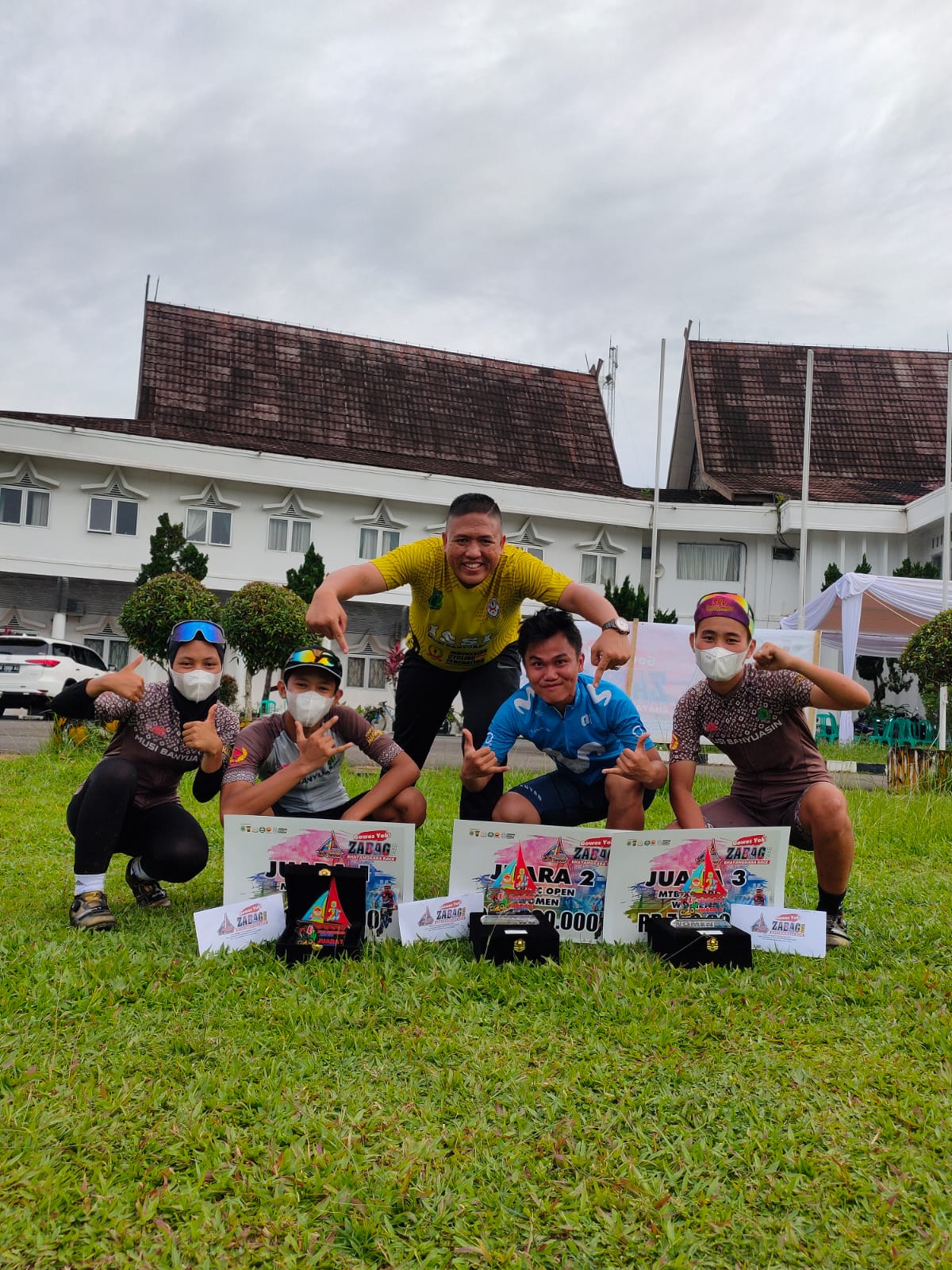 Atlet Sepeda Muba Borong Tiga Juara Sekaligus