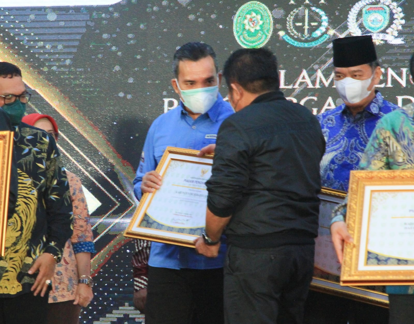 Capai Target Vaksinasi, Muba Raih Penghargaan