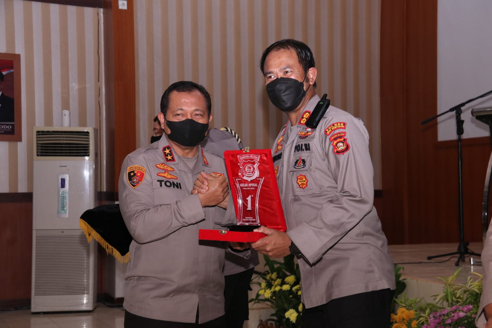 Polres Musi Banyuasin Trima Penghargaan Bidang Harkamtibmas