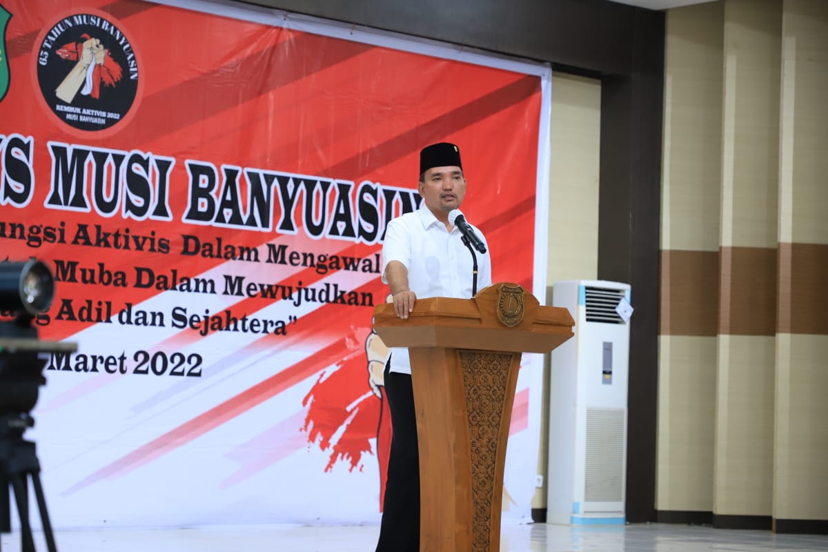 Plt Bupati Beni Buka Rembuk Aktivis Muba, Harap Hasilkan Rekomendasi Untuk Pemkab Muba