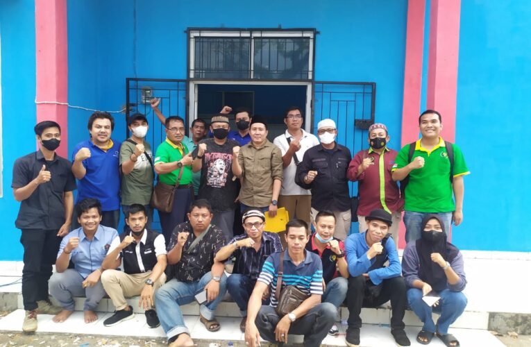 Silaturahim  Pelaksana Tugas PWI Musi Banyuasin Novas Riadi