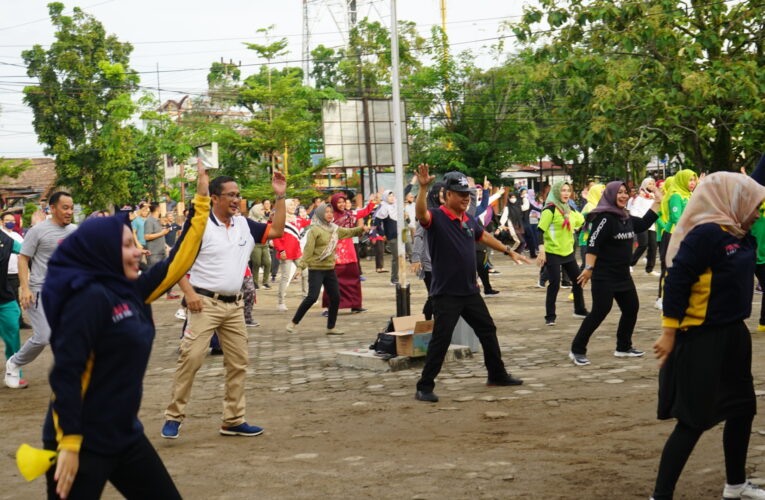 Pemerintah kabupaten Musi Banyuasin galakan Senam Pagi Bersama Dalam Rangka Menggalakan Gerakan Masyarakat Hidup Sehat (GERMAS)