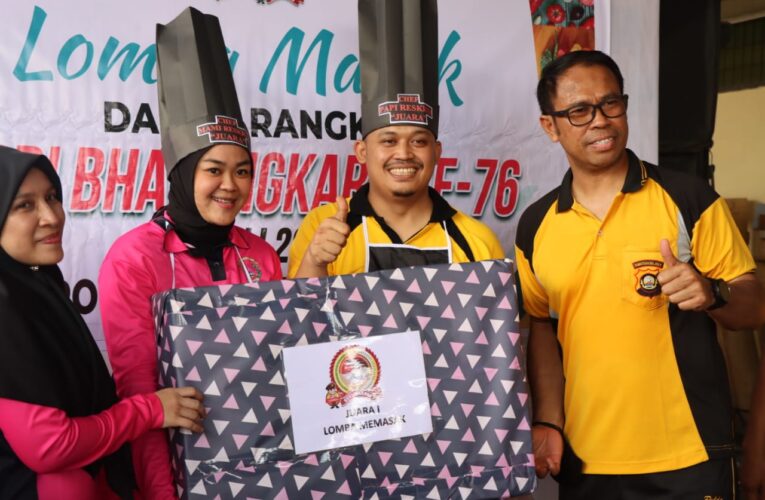 Ternyata ada Koki handal di Polrest Muba