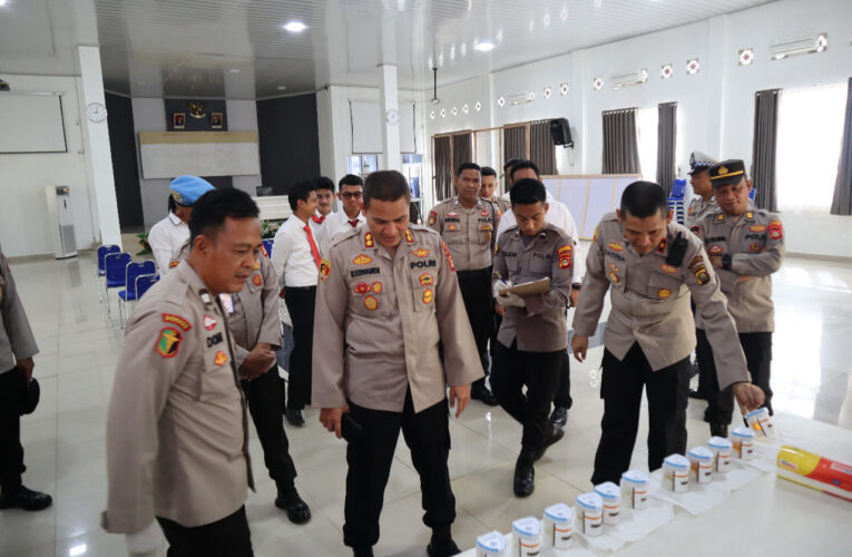 Kapolres Musi Banyuasin Akbp Siswandi, S.ik, SH, MH :Tindak Tegas Apabila ada Anggota Terlibat Narkoba