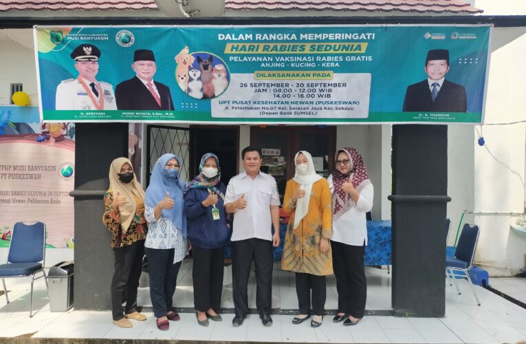 300 Dosis Vaksin Dipersiapkan Puskeswan Muba dalam Rangka Hari Hari Rabies Sedunia