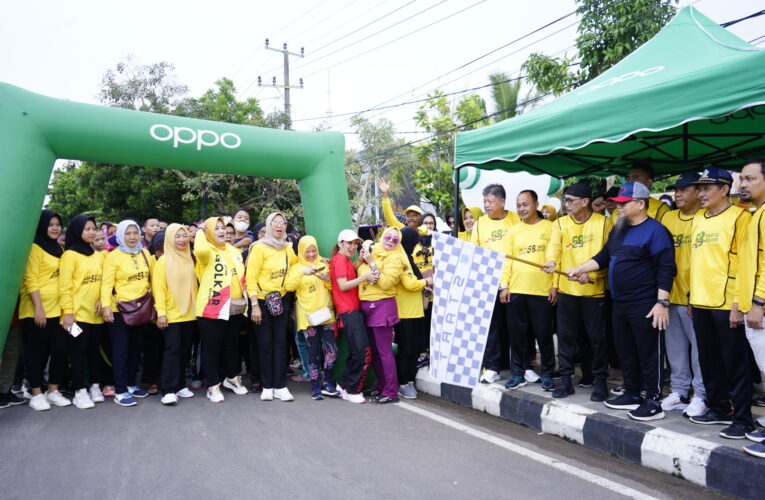 DPD Partai Golkar Muba Adakan Jalan santai Peringatan HUT Ke-58 Partai Golkar