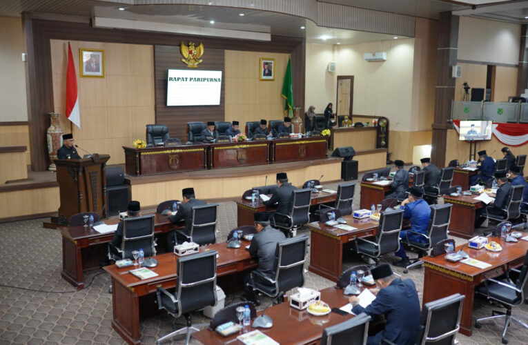 Pj Bupati Muba Sampaikan RAPBD Perubahan TA 2022