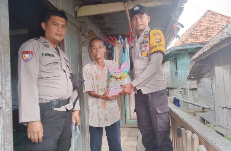 PT. MEDCO E&P bersama Polsek Lais Salurkan Bantuan Sembako kepada Masyarakat Kurang Mampu