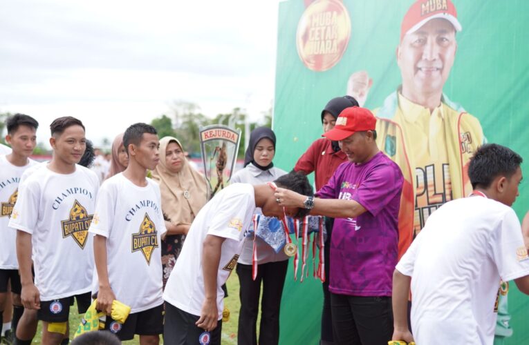 Saring Pemain Muda Berbakat umur 20  , Pemkab Muba sukses Gelar Bupati Cup 2022