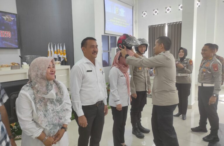 Polres Muba Sosialisasi ETLE dan Aplikasi SMART City Dulur Kito