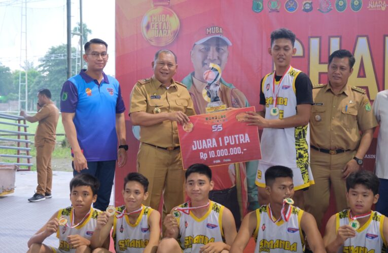 Ini Para Peraih Juara Kejurda Basket Bupati Muba Cup