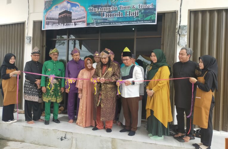 Usai Resmikan The Amoeba Tour and Travel ini pesan Iskandar Mahmud Badaruddin