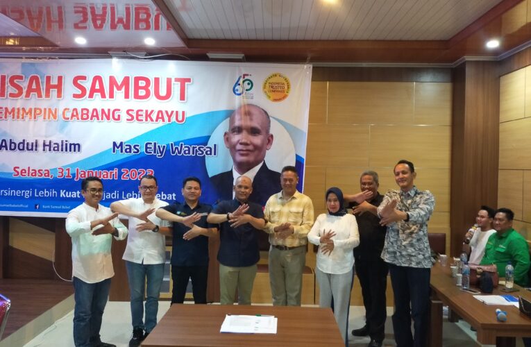 Pesan Dedek Abdul Halim kepada Karyawan Bank Sumsel Babel Sekayu