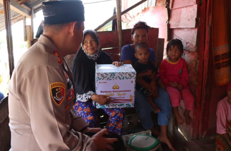 Jelang Hari Raya Idul Fitri Polres Musi Banyuasin dan Jajarannya Bagi Bapokting