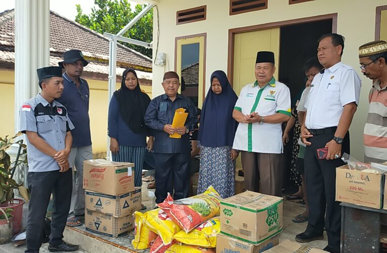 Baznas Musi Banyuasin saluran Bantuan kepada korban kebakaran di Pragulo