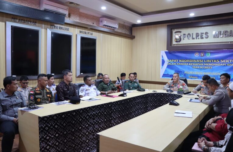 Tatap juga kondusifitas Polres Muba Adakan Rapat kordinasi lintasan sektoral