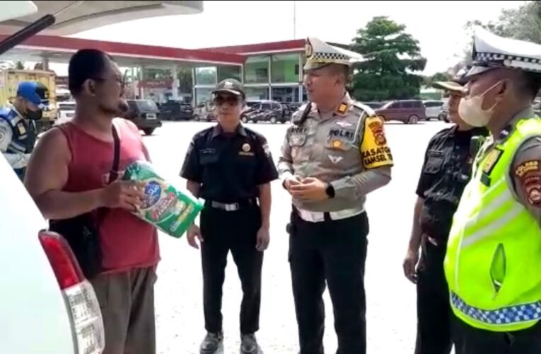 Satlantas polres Muba Siapa siaga Jaga Keamanan dan Ketertiban Lulu lintas