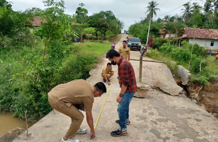 Tindak Lanjut Jembatan Mulyo Rejo PU PR Langsung Survei ke Lokasi, Alihkan ke Jalur Alternatif