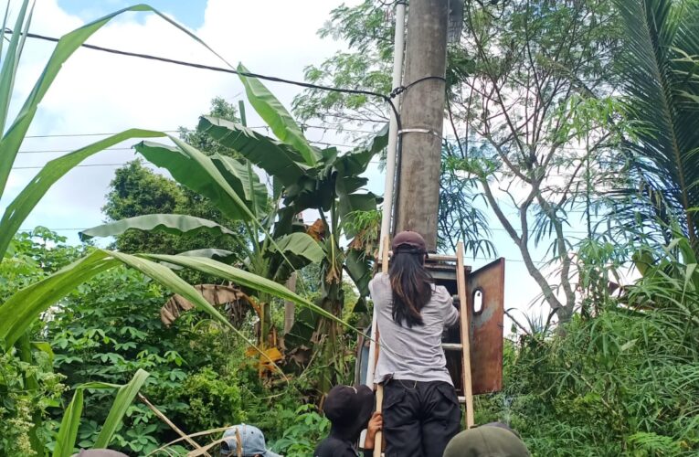 Tindak Lanjuti Aduan Warga di 112, Dinas PU PR Muba Perbaiki Lampu Jalan