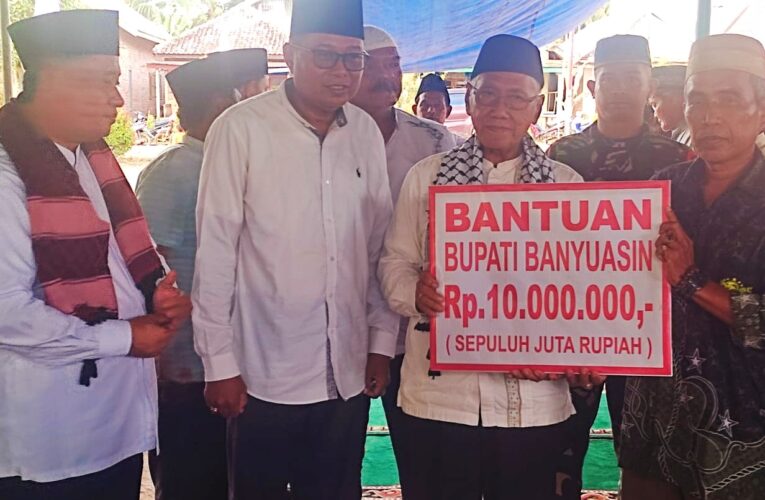 Anggota DPRD Banyuasin Arisalahari Hadiri Safari Ramadhan di Saleh Mulya