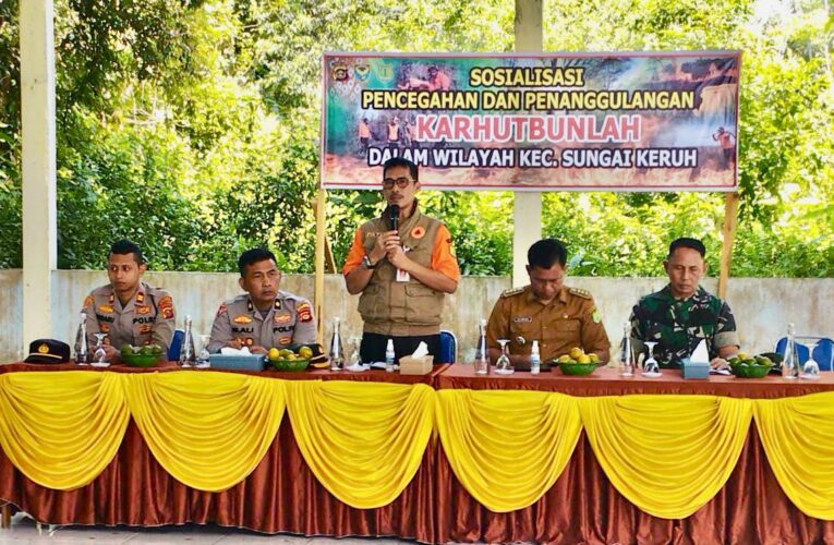 Cegah Karhutbulah, BPBD Muba Gelar Sosialisasi
