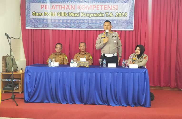 Pembukaan Pelatihan Guru Polisi Cilik Tahun 2023 Polres Musi Banyuasin