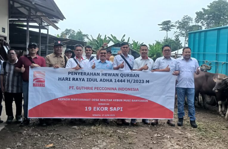 PT GPI Salurkan 19 Ekor Sapi Untuk Kurban ke Pemkab Musi Banyuasin