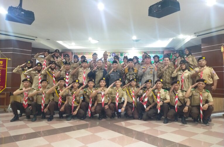 Bupati Musi Banyuasin Lepas Peserta dan Pembina Pendamping Jambore Dunia ke-25di Korea Selatan dan Raimuna Nasionalke-12 di Cibubur
