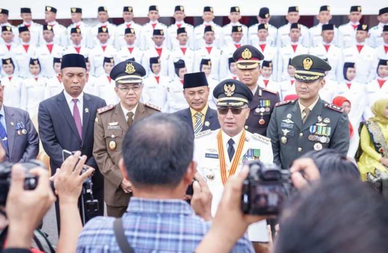 Upacara HUT RI ke-78 di Muba Berjalan Dengan Khidmat Sukses