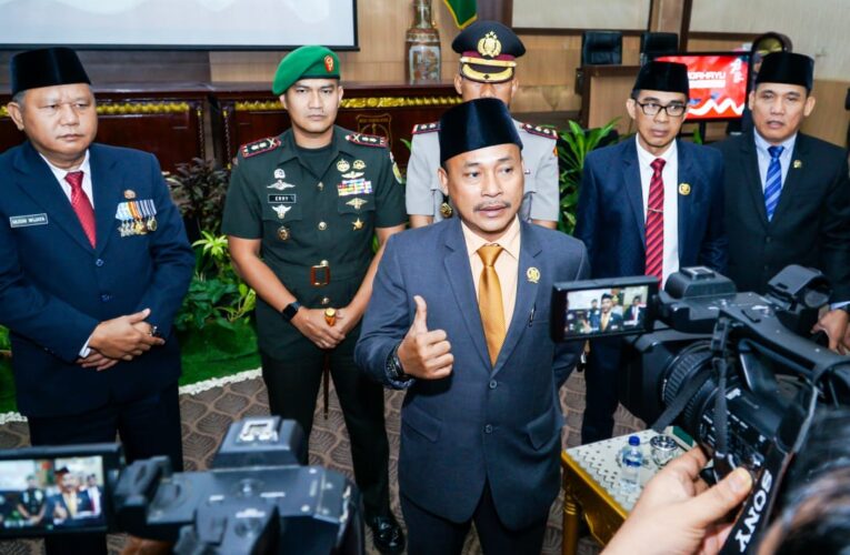 Wakili Pj Bupati Muba, Pj Sekda Muba Musni Wijaya Dengarkan Pidato Kenegaraan