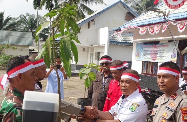 Penanaman Ratusan Pohon di Lalan Meriahkan HUT RI ke-78