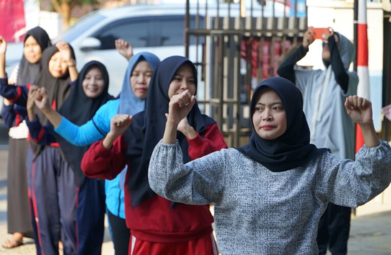 Terapkan Jum’at Sehat, Dinkominfo Muba Rutin Gelar Senam Pagi Bersama