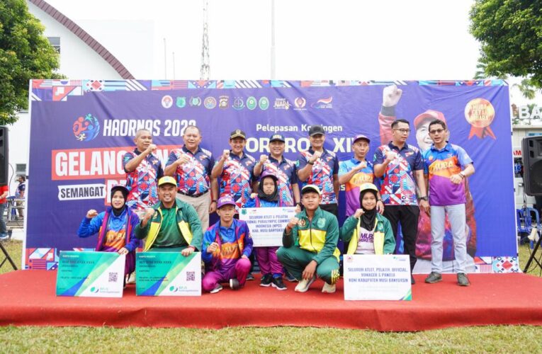 Pj Bupati Apriyadi Beri Bonus dan Cover Asuransi untuk Atlet Muba