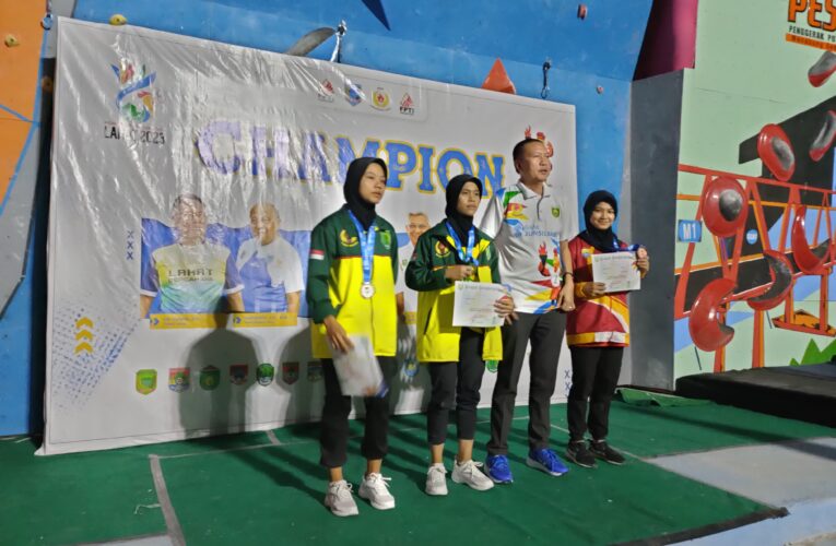 Prestasi Cemerlang, Atlet Panjat Tebing Persembahkan Dua Emas dan Satu Perak Untuk Muba