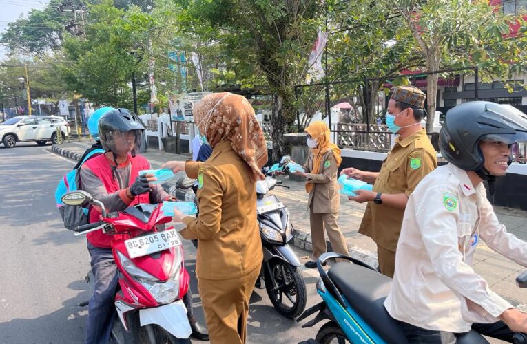 Hindari Udara Tak Sehat, Dinkes Muba Imbau Warga Gunakan Masker
