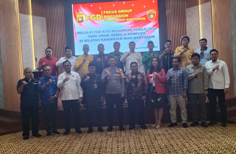 FGD Polres Muba Cipta Situasi Aman dan Kondusif