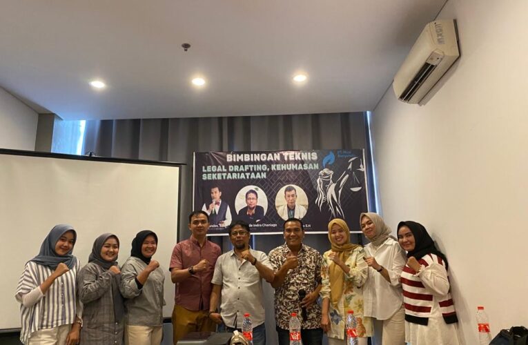 PT Musi Banyuasin Electric Power Melaksankan Pelatihan Bimtek Legal Drafting, Kehumasan, dan Sekretariatan