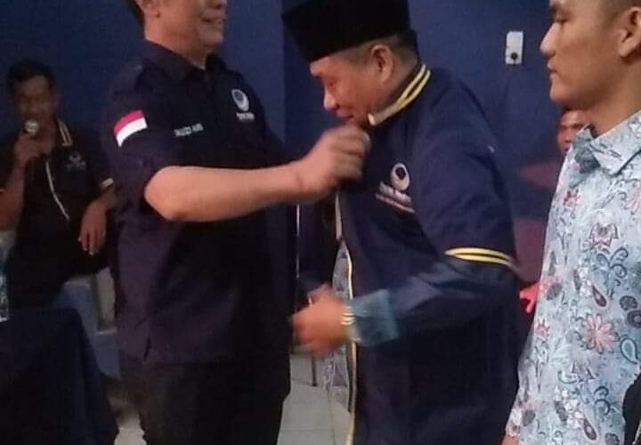 Nasdem Menang, Abusari & Indra Resmi Jadi Kader Nasdem.