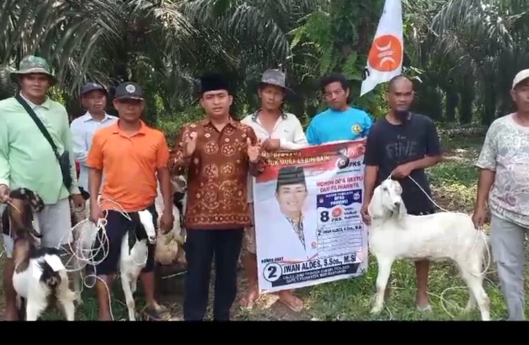 Iwan Aldes Sos MSi: Tunaikan Janji Untuk usaha Peternakan Kambing