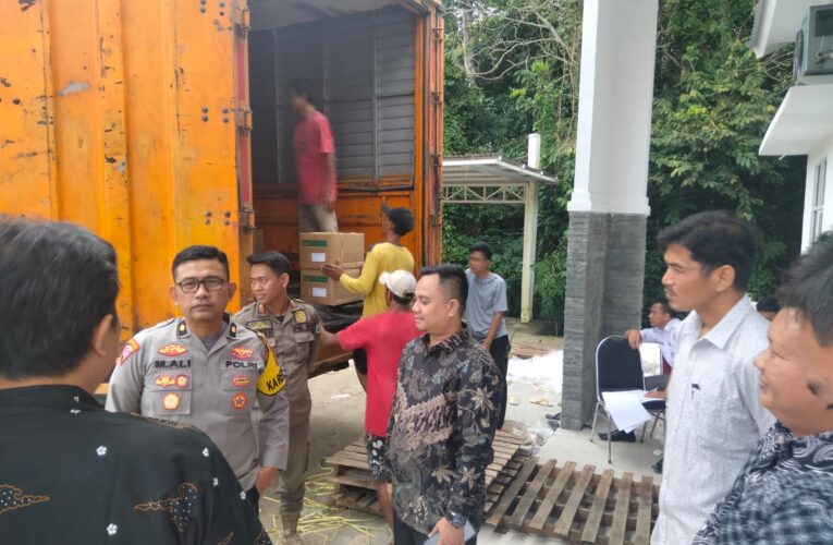 Polres Musi Banyuasin Selalu Siaga Amankan Pemilu Di segala kegiatan