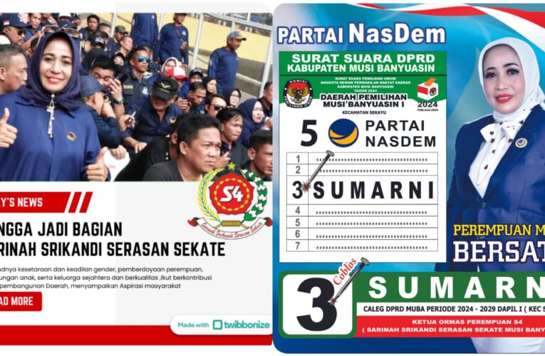 Muba Darurat Banjir, Ini Harapan  Sumarni Caleg Nasdem Dapil 1 Sekayu kepada PJ Bupati Musi Banyuasin.