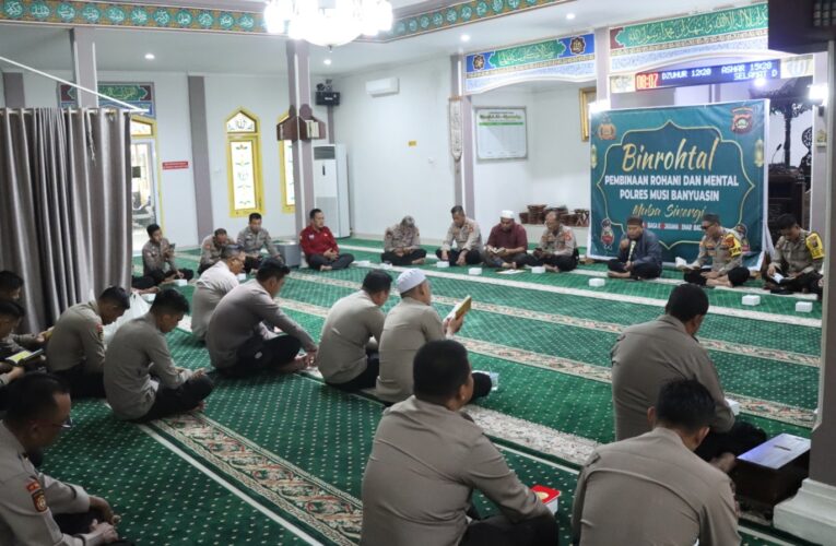 Polres Muba mengadakan acara Khataman Alqur’an