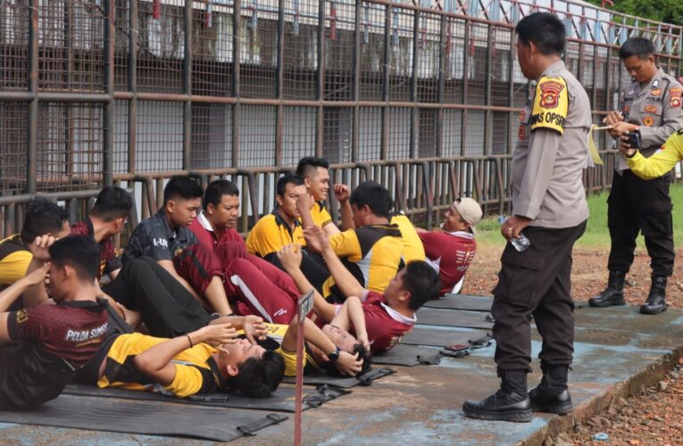Polres Muba Diwajibkan Untuk Mengikuti kegiatan Tes  Kesamaptaan Jasmani (Kesjas)