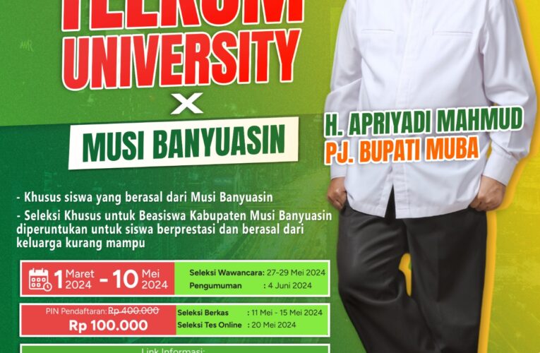 Pj Bupati Apriyadi Kembali Buka Program Kuliah Gratis untuk Peserta Didik Muba