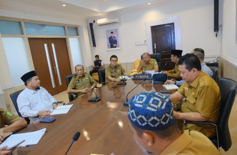 Mantapkan Persiapan Tuan Rumah MTQ ke-30, Pemkab Muba Kembali Gelar Rapat Bersama OPD Terkait dan EO