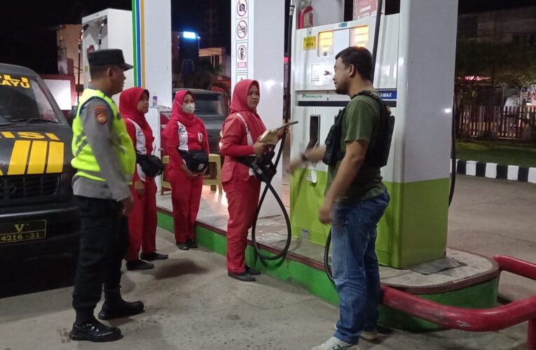 Menjelang Hari Raya Idul Fitri Polres Muba Cek SPBU
