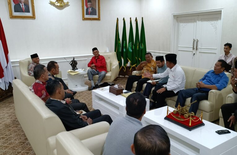 Terus perjuangankan DOB kabupaten Musi Banyuasin daerah timur, Presidium DOB Muba timur Audensi dengan Bupati Muba