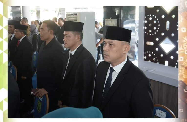 Sekertaris Dewan Musi Banyuasin Hadiri Pelantikan dan Sumpah Jabatan Di lingkungan Pemkab Muba