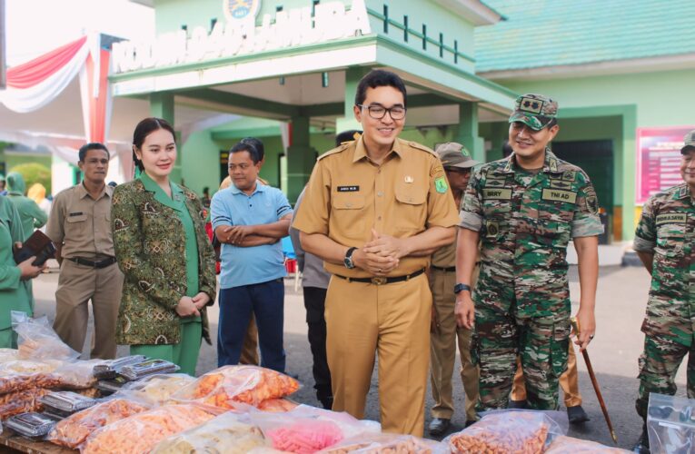 Sambut Hari Raya Idul Fitri 1445 H, Kodim 0401/Muba Gelar Bazar Murah