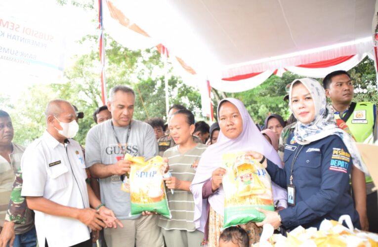 Bank Sumsel Babel Subsidi Rp 5 ribu per Paket OPM di Kecamatan Lais